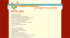 Desktop Screenshot of mariepoulette.com